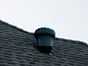 A Freeport home with roof and attic vents