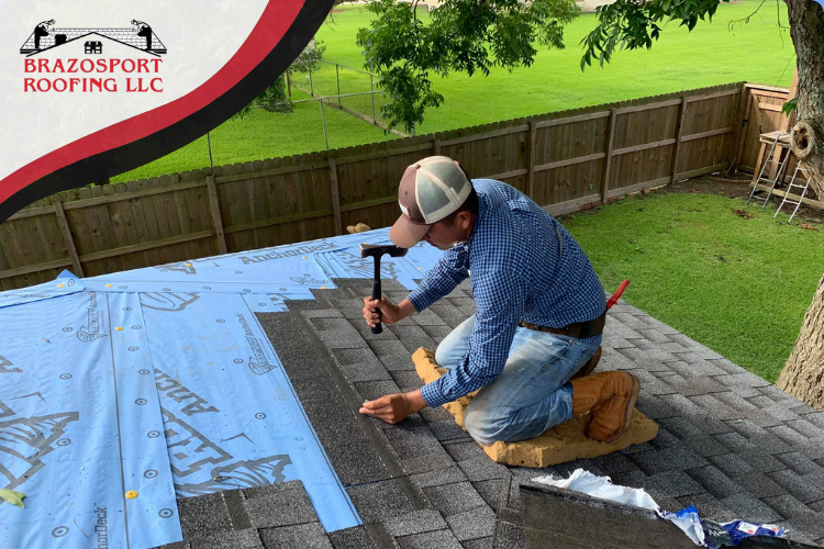 Brazosport Roofing professionals applying advanced weatherproofing treatments, a key service for roofing in Brazosport.